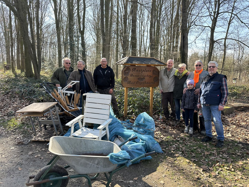 Gruppenbild Erfolgreiche Teilnahme an der Aktion „Saubere Landschaft“